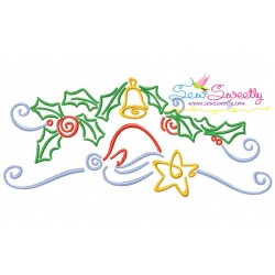 Christmas Swirls Embroidery Design Bundle-11