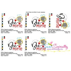 Bee Mine-3 Applique Design Pattern-2
