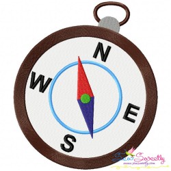 Pocket Compass Embroidery Design Pattern-1