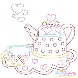 Valentine's Day Color Work Embroidery Design Bundle-11