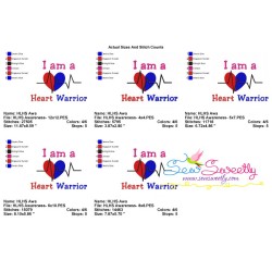 Free HLHS Awareness Exclusive Embroidery Design Pattern-2