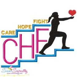 Free CHF Awareness Exclusive Embroidery Design Pattern-1