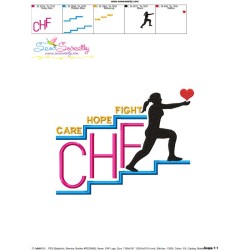 Free CHF Awareness Exclusive Embroidery Design Pattern-3