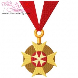 Army Medal 3 Embroidery Design Pattern-1