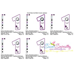 Monster Number-1 Applique Design Pattern-2