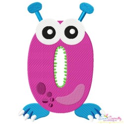 Monster Numbers Embroidery Design Bundle-2