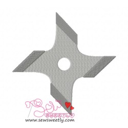 Shuriken-1 Embroidery Design Pattern-1