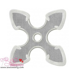 Shuriken-2 Applique Design Pattern-1