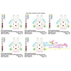 Baby's First Easter Lettering Applique Design Pattern-2