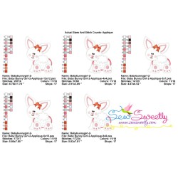 Baby Bunny Girl-1 Applique Design Pattern-2