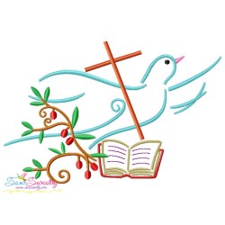 Satin Stitch Cross-1 Embroidery Design Pattern-1