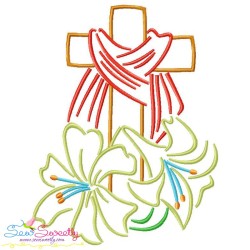 Satin Stitch Crosses Embroidery Design Bundle-5