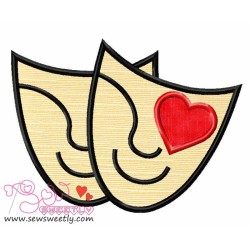 Movie Genre Romance Applique Design Pattern-1