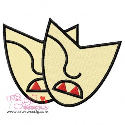 Movie Genre Horror Embroidery Design Pattern-1