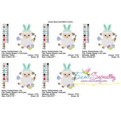 Baby Easter Sheep-1 Embroidery Design Pattern-2