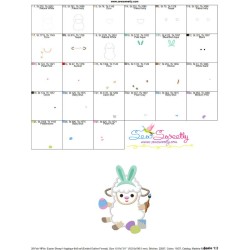Baby Easter Sheep-1 Applique Design Pattern-3