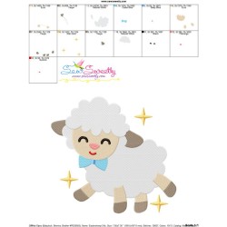 Baby Easter Sheep-3 Embroidery Design Pattern-3