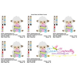Baby Easter Sheep-6 Embroidery Design Pattern-2