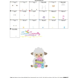 Baby Easter Sheep-6 Embroidery Design Pattern-3