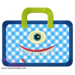 Monster Bag Applique Design Pattern-1