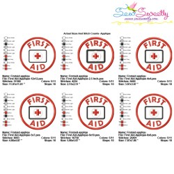 First Aid Badge Applique Design Pattern-2