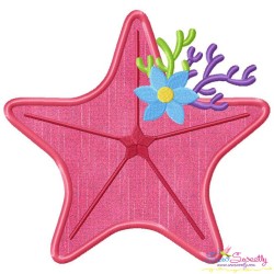 Starfish-2 Applique Design Pattern-1