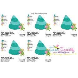 Top Shell Embroidery Design Pattern-2