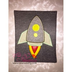 Rocket-1 Applique Design Pattern-2