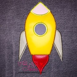 Rocket-2 Applique Design Pattern-1