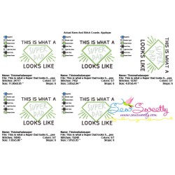 This is What a Super Dad Looks Like Lettering Applique Design Pattern-2