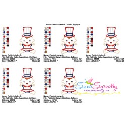 Patriotic Baby-3 Applique Design Pattern-2