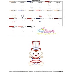 Patriotic Baby-3 Applique Design Pattern-3