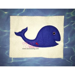 Blue Whale Applique Design Pattern-3
