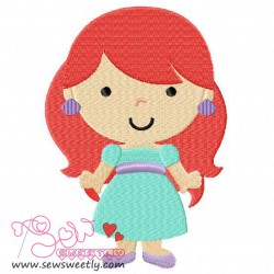 Classic Princess 02 Embroidery Design Pattern-2