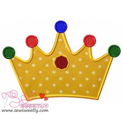 Crown Applique Design Pattern-2