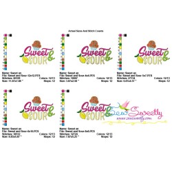 Sweet and Sour Machine Embroidery Design Pattern-2