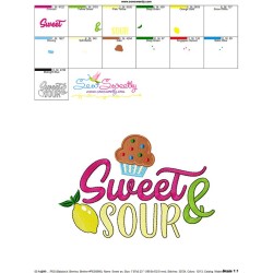 Sweet and Sour Machine Embroidery Design Pattern-3