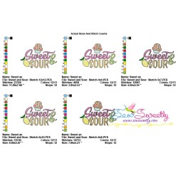 Sweet and Sour Sketch Machine Embroidery Design Pattern-2
