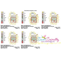 Swirly Kitchen-2 Machine Embroidery Design Pattern-2