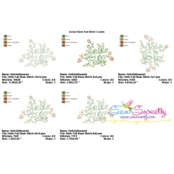 Hello Fall Vintage Stitch Machine Embroidery Design Pattern-2