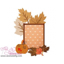 Halloween Sign-1 Applique Design Pattern-1