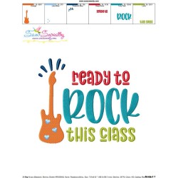 Ready to Rock This Class Embroidery Design Pattern-3