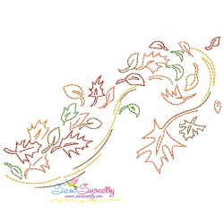 Fall/Autumn Bean/Vintage Stitch Embroidery Design Bundle-9