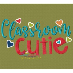 Classroom Cutie Machine Embroidery Design Pattern-2