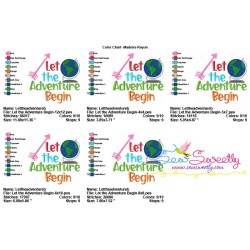 Let the Adventure Begin Machine Embroidery Design Pattern-2
