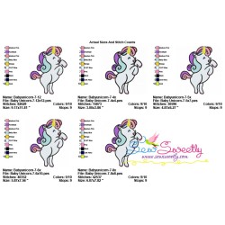 Baby Unicorn-7 Machine Embroidery Design Pattern-2