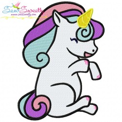 Baby Unicorns Machine Embroidery Design Bundle-9