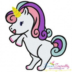 Baby Unicorns Machine Embroidery Design Bundle-6
