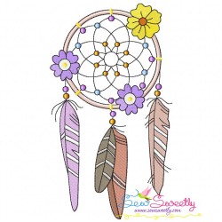 Floral Dream Catchers Machine Embroidery Design Bundle-10