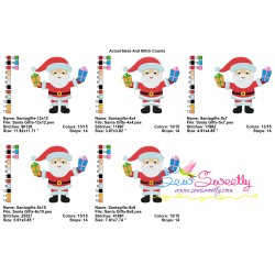 Santa Gifts Embroidery Design Pattern-2